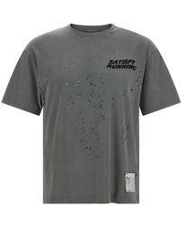 Satisfy - Tops ,Grijs ,Katoen Moth Tech T-Shirt - Lyst