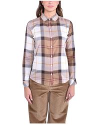 Barbour - Tartan Print Katoenen Overhemd - Lyst