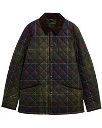 Barbour - Jassen ,Groen ,Katoen Tartan Heritage Liddesdale Quilted Jacket - Lyst