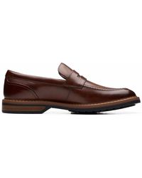 Clarks - Schoenen ,Bruin ,Leer Slip-On Loafers - Lyst
