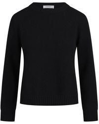 Kangra - Truien & Vesten ,Zwart ,Wol Maglia Girocollo - Lyst