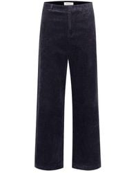 Part Two - Broeken ,Blauw ,Donkerblauwe Wijde Pijp Broek - Lyst