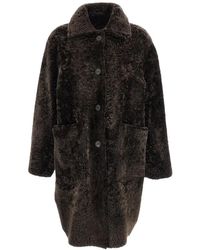 Arma - Lange Suède Jas - Lyst