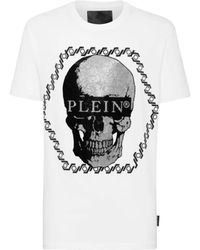 Philipp Plein - Skull Crystal T-Shirt - Lyst