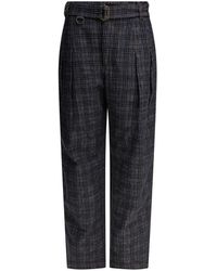 Burberry - Blauwe Stijlvolle Broek Voor Vrouwen - Lyst