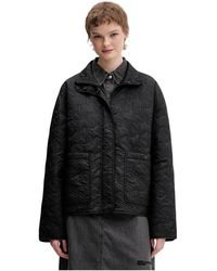 KARL LAGERFELD - Jassen ,Zwart ,Polyester Lichte Jassen - Lyst