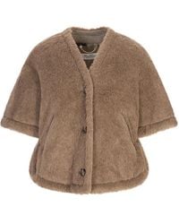 Max Mara - Faux Fur & Shearling Jackets - Lyst