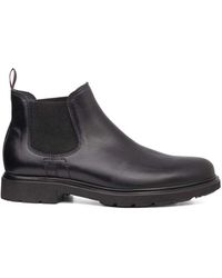 Callaghan - Schoenen ,Blauw ,Leren Instaplaarzen Met Elastiek - Lyst