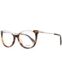 Police - Braune Damen Optische Gestelle Metall Kunststoff - Lyst