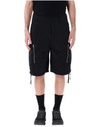 C.P. Company - Schwarze Cargo Hose Stilvoll Funktional Kordelzug - Lyst