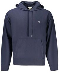 Calvin Klein - Trui Hoodie Met Logo Detail - Lyst
