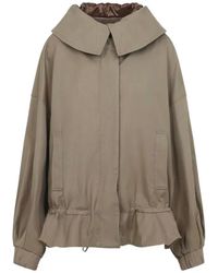 Dries Van Noten - Jassen ,Bruin ,Katoen Lichtgewicht Jas - Lyst