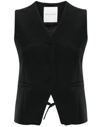 Ermanno Scervino - Jersey sin mangas negro con detalles de encaje - Lyst