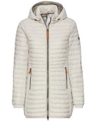 Camel Active - Jassen ,Wit ,Gerecyclede Polyamide Pufferjas - Lyst