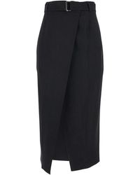 Tela - Rokken ,Zwart ,Midi Rok - Lyst