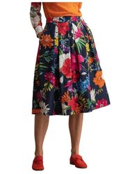 GANT - Midi Skirts - Lyst