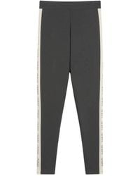 Weekend by Maxmara - Sportliche Leggings Aus Baumwollmischung Mit Kontrastierenden Logos - Lyst
