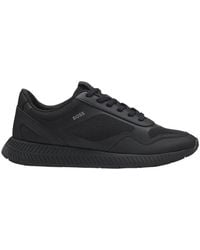 HUGO - Titanium Runn Methal Sneaker - Lyst