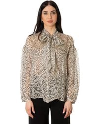 Max Mara - Overhemden ,Veelkleurig ,Camicia A Pois - Lyst