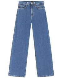 BOSS - Straight Fit Jeans - Lyst
