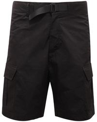 AFTER LABEL - Korte Broeken ,Zwart ,Katoen Mosca Bermuda Cargo Shorts - Lyst
