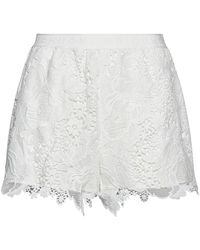 RICHMOND - Korte Broeken ,Wit ,Geborduurde Korte Shorts - Lyst