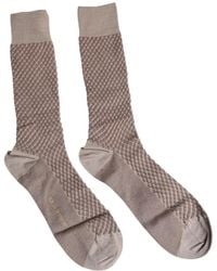 Dolce & Gabbana - Ondergoed ,Bruin ,Luxe Logo Mid Calf Sokken - Lyst
