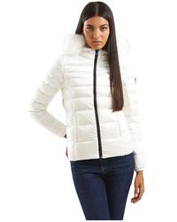 Refrigiwear - Jassen ,Grijs ,Nylon Winterjas Met Bont - Lyst