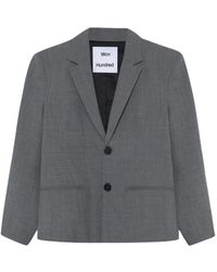Won Hundred - Jassen ,Grijs ,Leer Oliver Blazer - Lyst