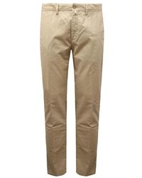 Siviglia - Karierte Hose Im Tonmuster - Lyst
