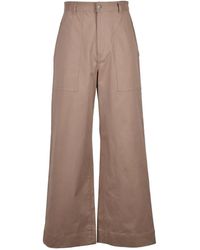 Moncler - Wide Trousers - Lyst