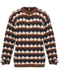 Moncler - Truien & Vesten ,Bruin ,Apres-Ski Sweater - Lyst