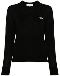 Maison Kitsuné - Cozy And Warm Wool Sweater - Lyst