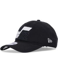 KTZ - Accessoires ,Zwart ,Katoen Utah Jazz Gebogen Klep Pet Nba Concept - Lyst