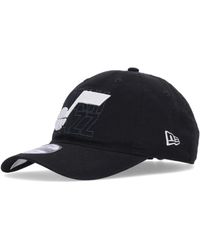 KTZ - Accessoires ,Zwart ,Katoen Utah Jazz Gebogen Klep Pet Nba Concept - Lyst