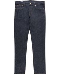 Incotex - Jeans ,Blauw ,Katoen Slim-Fit 5-Pocket Broek - Lyst