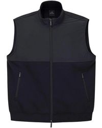 ARMANI EXCHANGE - Jassen ,Zwart ,Katoen Gevoerd Vest - Lyst