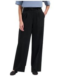 OLAF HUSSEIN - Wide Trousers - Lyst