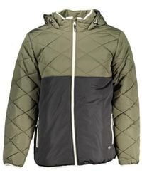 Vans - Jassen ,Groen ,Polyester Groene Polyester Hoodie Jas - Lyst