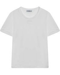 Prada - Cotton Jersey T-Shirt - Lyst