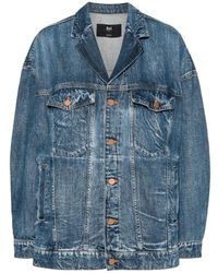 3x1 - Jassen ,Blauw ,Denim Denim Jack Met Notched Revers - Lyst