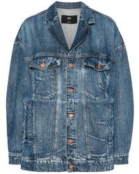 3x1 - Jassen ,Blauw ,Denim Denim Jack Met Notched Revers - Lyst