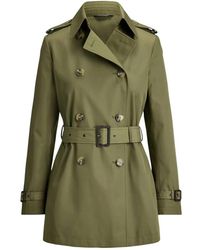 Ralph Lauren - Long-Sleeved Trench Coat - Lyst