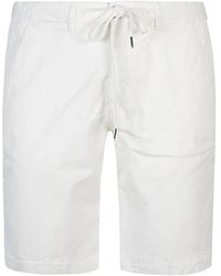 BRIGLIA - Weiße bermuda-shorts mit kordelzug - Lyst