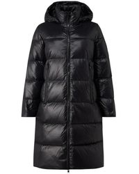 ARMANI EXCHANGE - Jassen ,Zwart ,Lange Gewatteerde Donsjas - Lyst