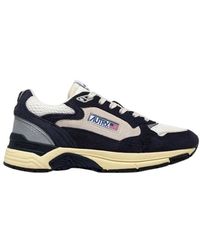 Autry - Hyperway Lowsuebic Mesh Spblu Silv Sneakers - Lyst
