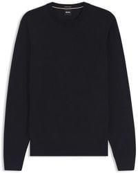 HUGO - Round-Neck Knitwear - Lyst