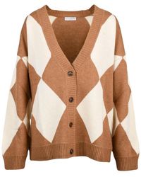 Ballantyne - Truien & Vesten ,Veelkleurig ,Wol Gebreide Cardigan Met Knopen - Lyst