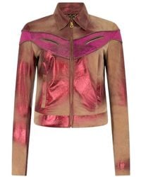Roberto Cavalli - Leather Jackets - Lyst