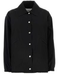 Jil Sander - Elegante Chaqueta De Algodón Negra, Mujer, Talla - Lyst